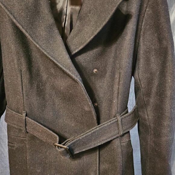 Beautiful Lener Cordier black pea coat. Size 14 - Picture 5 of 6